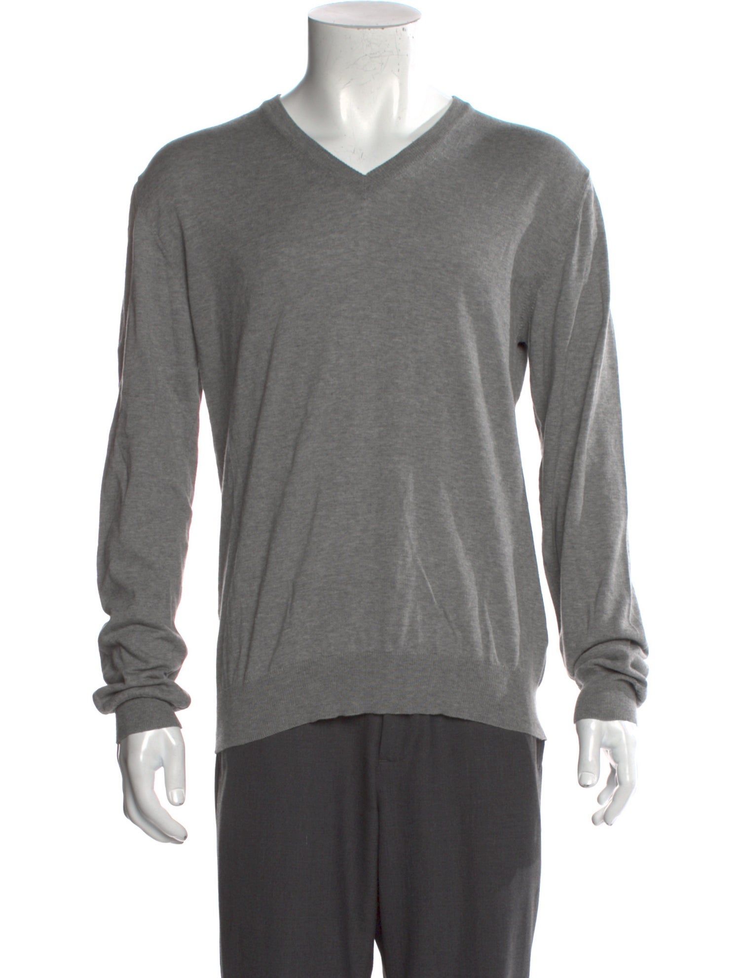 Jil Sander V-Neck Long Sleeve Pullover