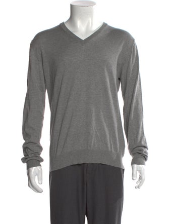 Jil Sander V-Neck Long Sleeve Pullover