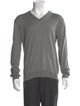 Jil Sander V-Neck Long Sleeve Pullover
