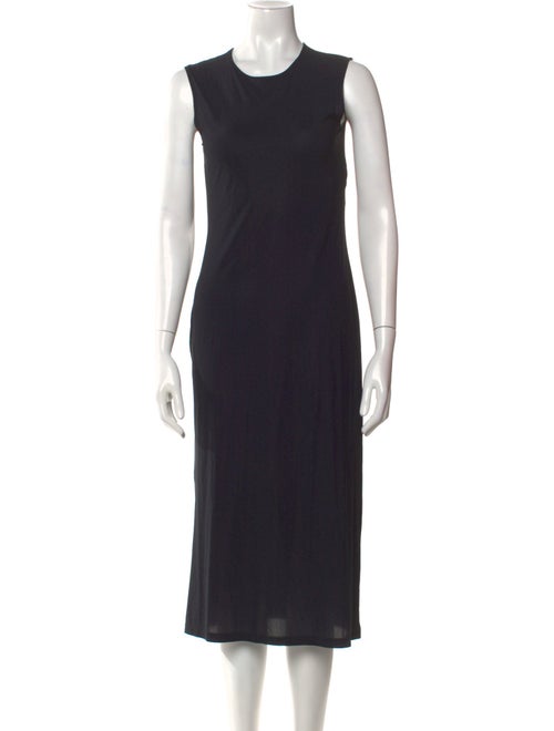 Jil Sander Crew Neck Midi Length Dress