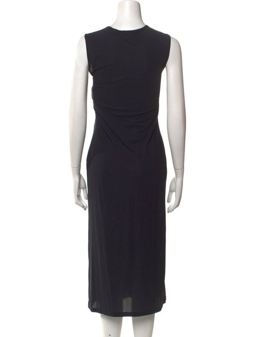Jil Sander Crew Neck Midi Length Dress