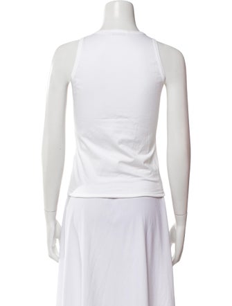 Jil Sander Crew Neck Sleeveless Top