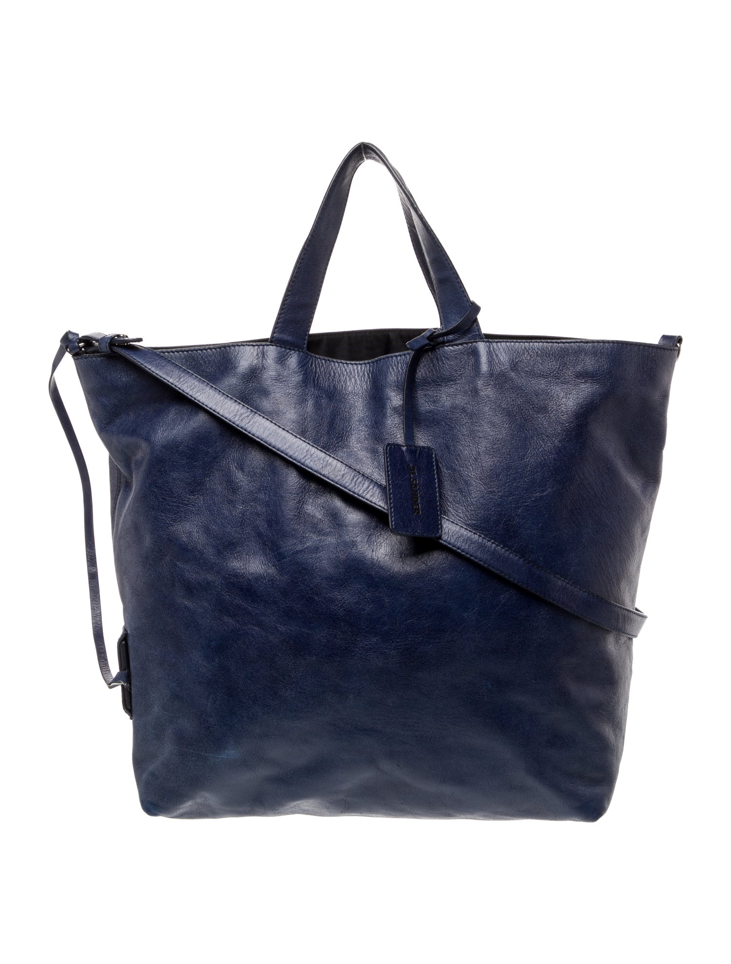 Jil Sander Leather Messenger Bag