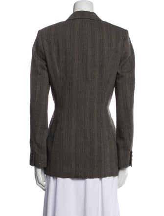 Jil Sander Wool Striped Blazer