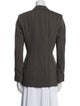 Jil Sander Wool Striped Blazer
