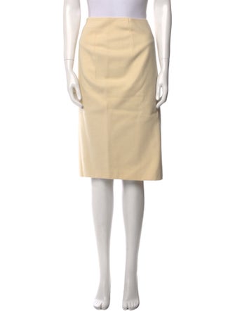 Jil Sander Wool Knee-Length Skirt