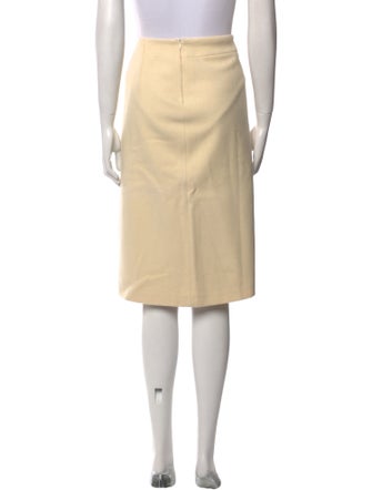 Jil Sander Wool Knee-Length Skirt