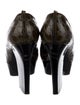 Jil Sander Patent Leather Animal Print Pumps