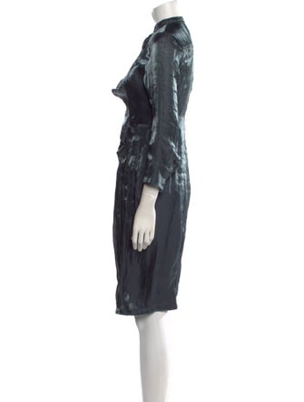 Jil Sander Mock Neck Knee-Length Dress