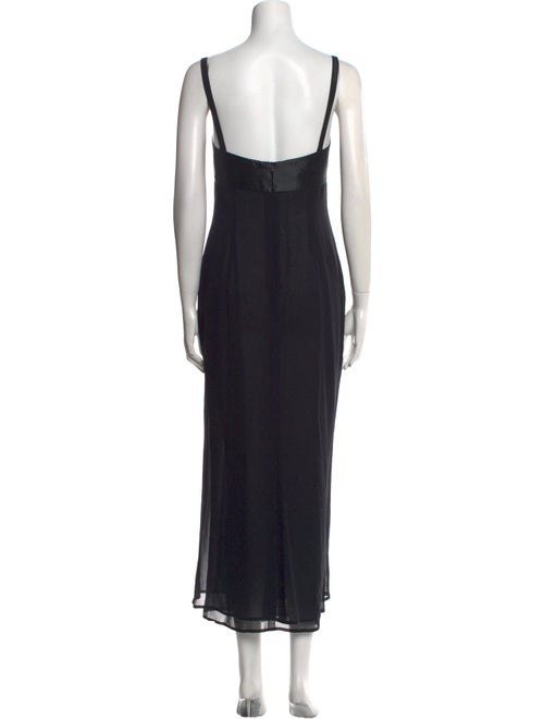 Jil Sander Square Neckline Long Dress
