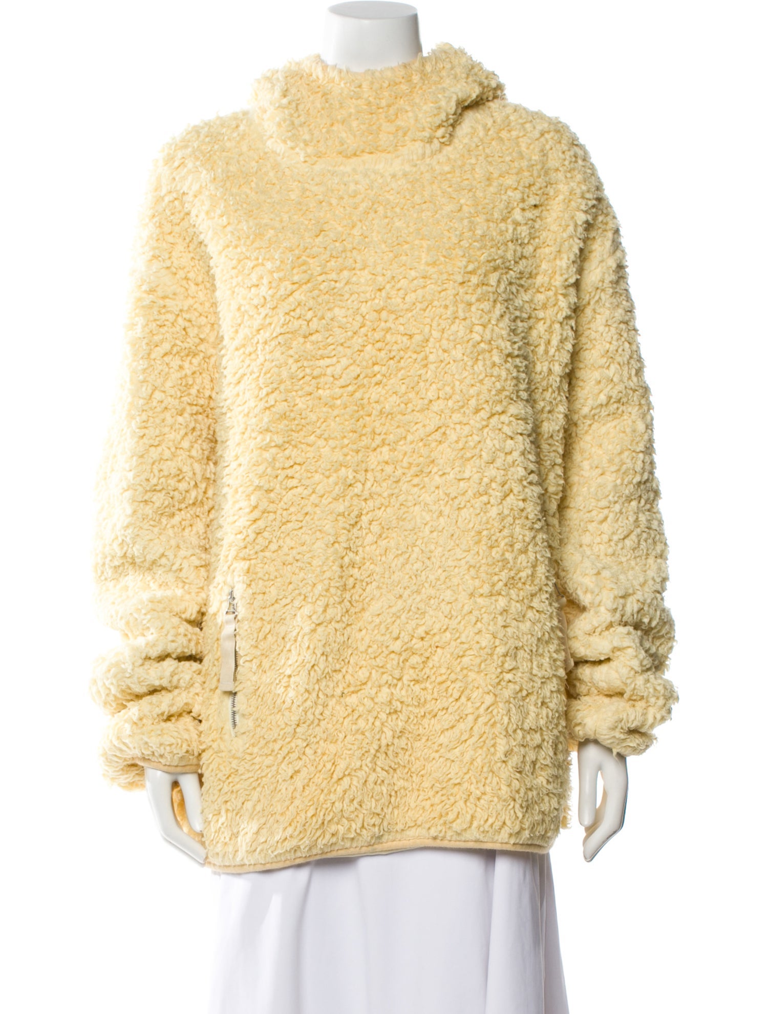 Jil Sander Faux Fur Jacket