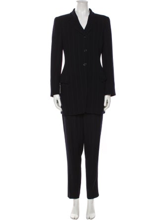 Jil Sander Wool Striped Pantsuit
