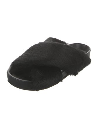 Jil Sander Ponyhair Slides