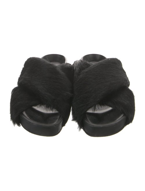 Jil Sander Ponyhair Slides