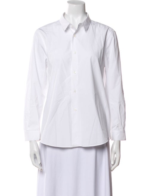 Jil Sander Three-Quarter Sleeve Button-Up Top
