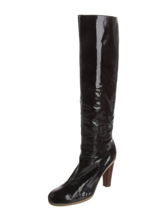 Jil Sander Patent Leather Boots