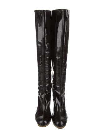 Jil Sander Patent Leather Boots