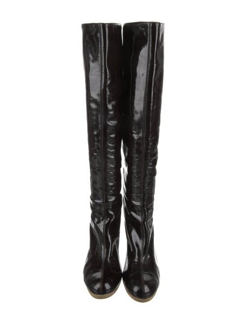 Jil Sander Patent Leather Boots