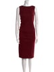 Jil Sander Virgin Wool Midi Length Dress