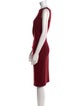 Jil Sander Virgin Wool Midi Length Dress