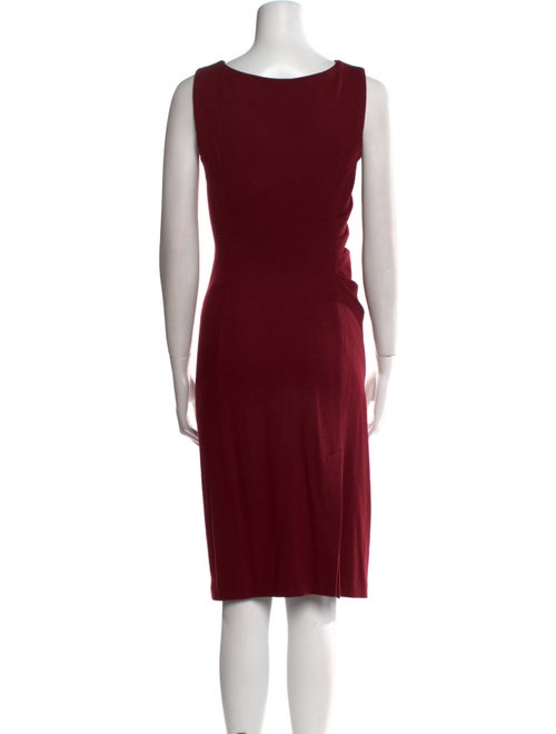 Jil Sander Virgin Wool Midi Length Dress