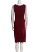 Jil Sander Virgin Wool Midi Length Dress