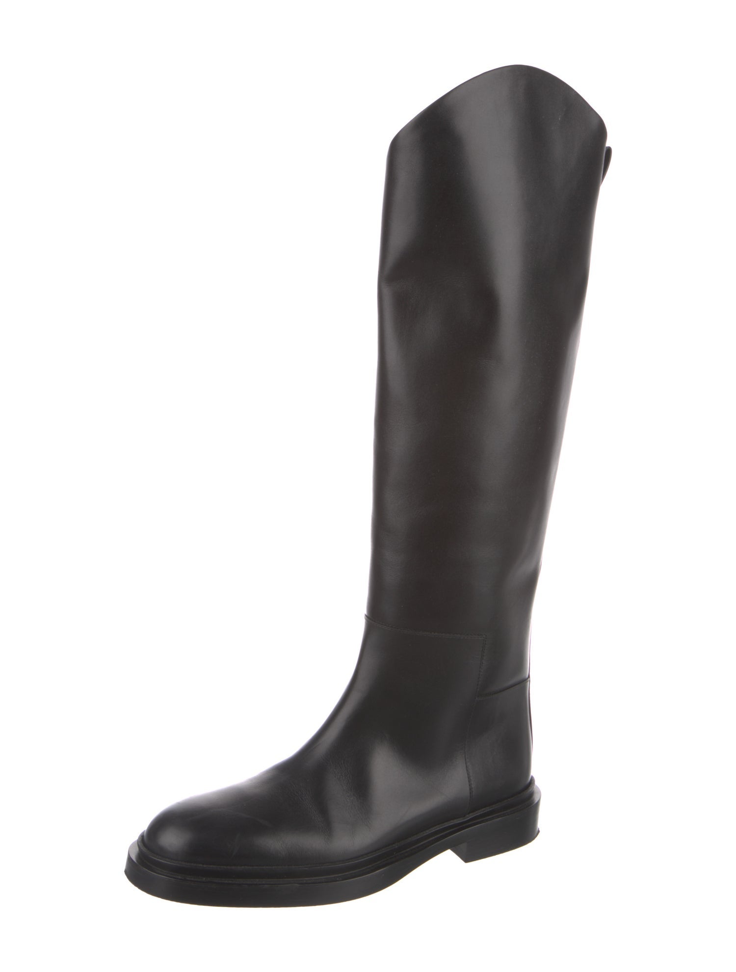 Jil Sander Leather Riding Boots