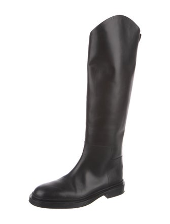 Jil Sander Leather Riding Boots