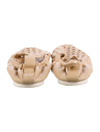 Jil Sander Leather Keyhole Accent Mules