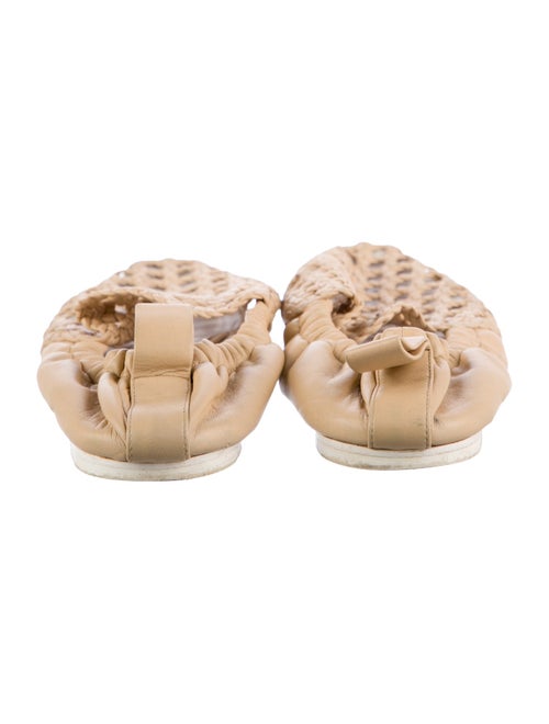 Jil Sander Leather Keyhole Accent Mules