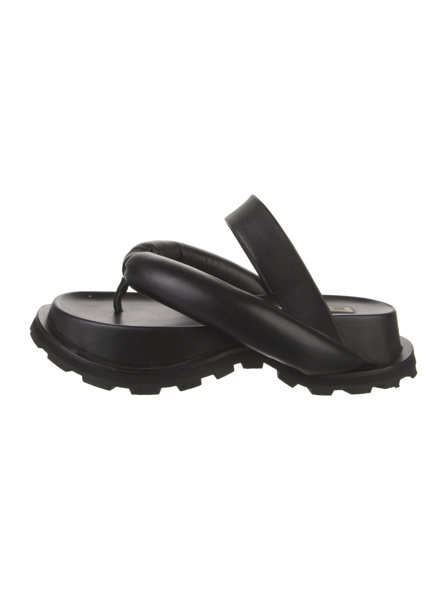 Jil Sander Leather Slides