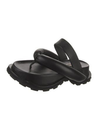 Jil Sander Leather Slides