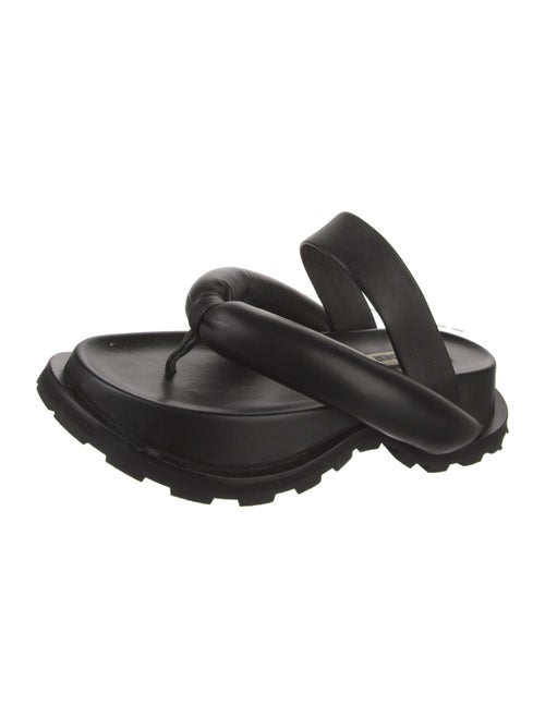 Jil Sander Leather Slides