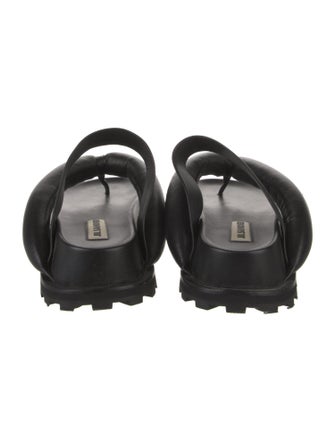 Jil Sander Leather Slides