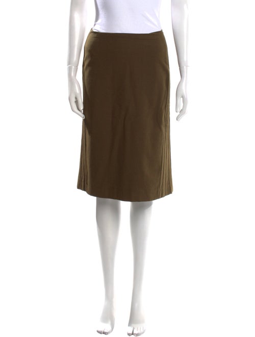 Jil Sander Wool Knee-Length Skirt