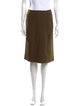 Jil Sander Wool Knee-Length Skirt