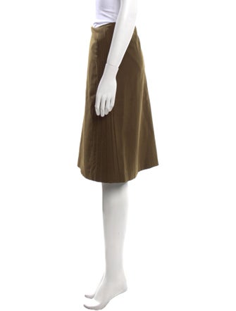 Jil Sander Wool Knee-Length Skirt