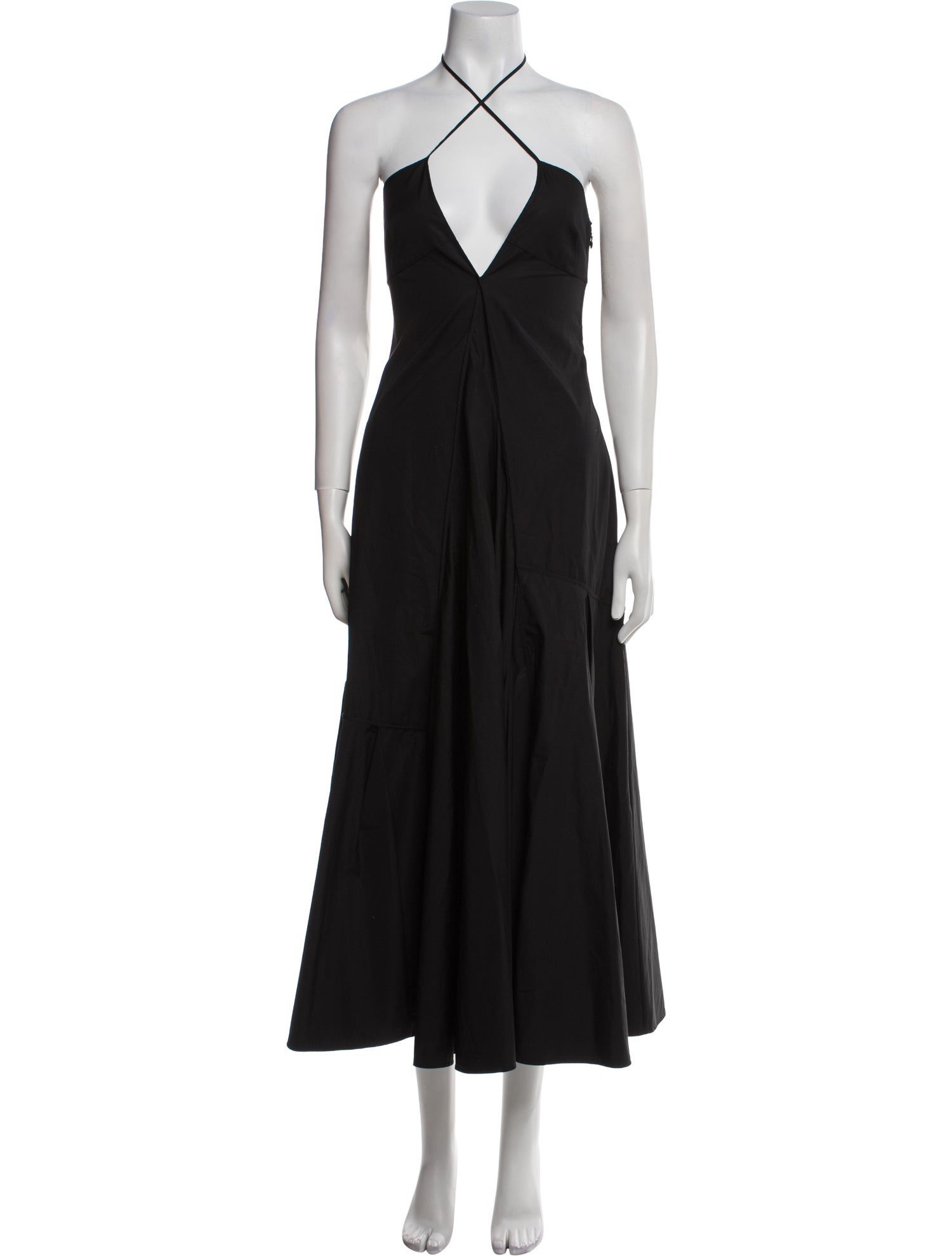 Jil Sander Halterneck Midi Length Dress w/ Tags