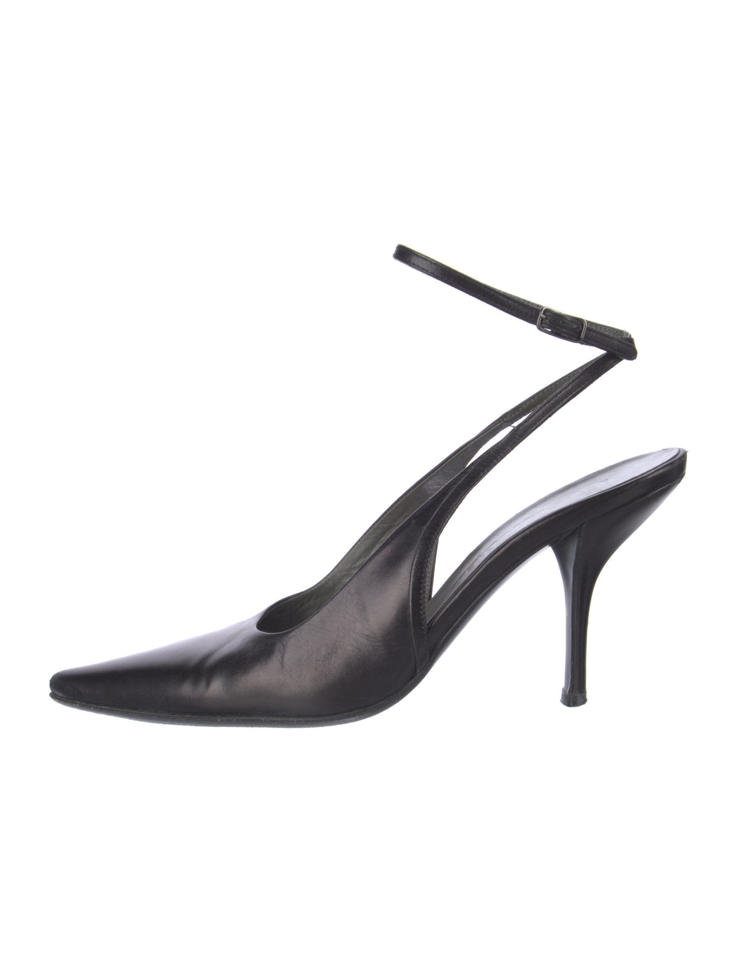 Jil Sander Leather Slingback Pumps