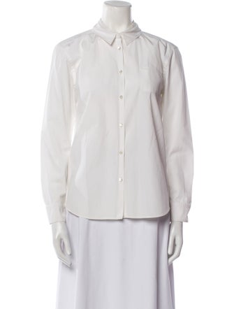 Jil Sander Long Sleeve Button-Up Top