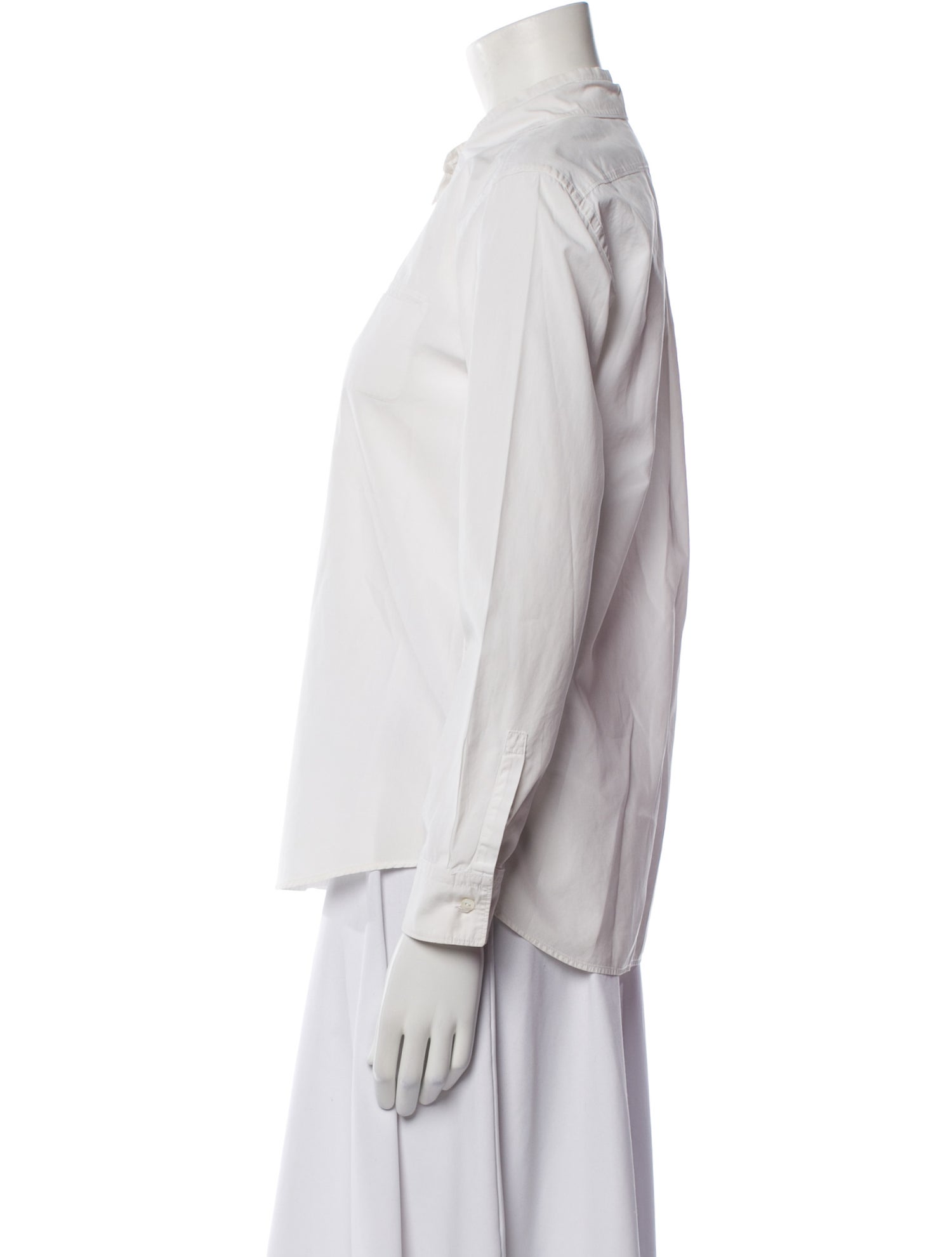 Jil Sander Long Sleeve Button-Up Top