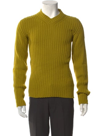 Jil Sander Wool V-Neck Pullover