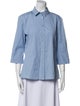 Jil Sander Three-Quarter Sleeve Button-Up Top