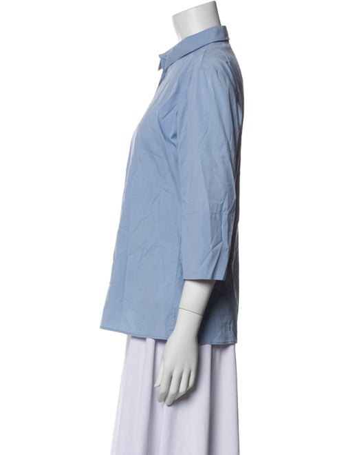 Jil Sander Three-Quarter Sleeve Button-Up Top