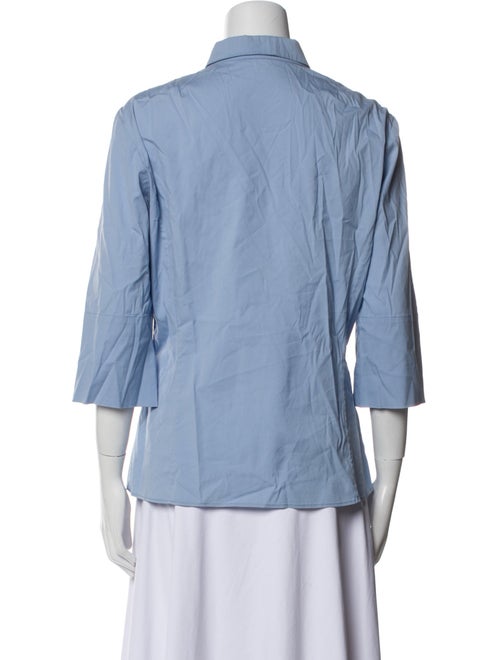 Jil Sander Three-Quarter Sleeve Button-Up Top