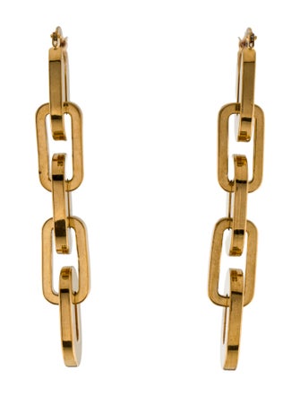 Jil Sander Chain Drop Earrings