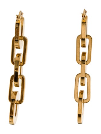 Jil Sander Chain Drop Earrings