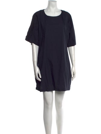 Jil Sander Scoop Neck Mini Dress