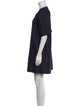Jil Sander Scoop Neck Mini Dress