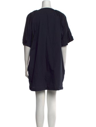 Jil Sander Scoop Neck Mini Dress